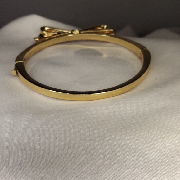 Kate Spade Gold Bow Bracelet with Sparkling Accents - Picture 3 of 4